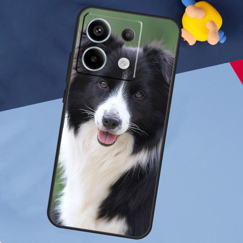 Border Collie Dog Phone Case For Xiaomi Redmi Note 13 11 9 10 12 Pro Plus 9S 10S 11S 12S 9C 10C 12C 13C Cover