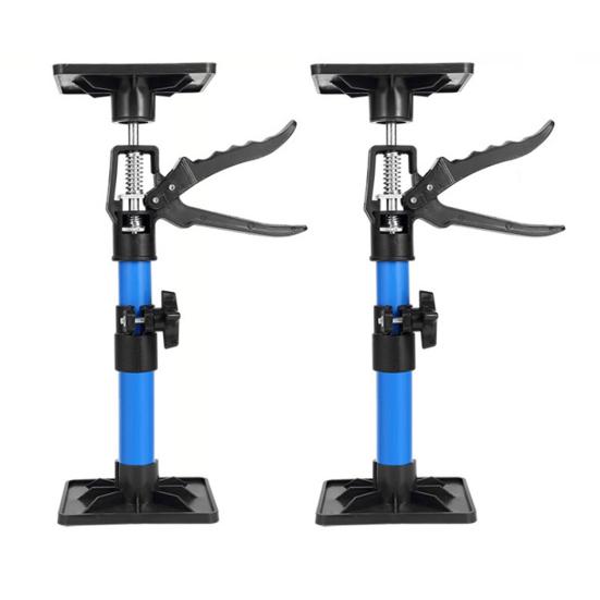 2Pcs Cabinet Jacks Hand Support Rod Telescopic Steel Pole Adjustable Quick Support