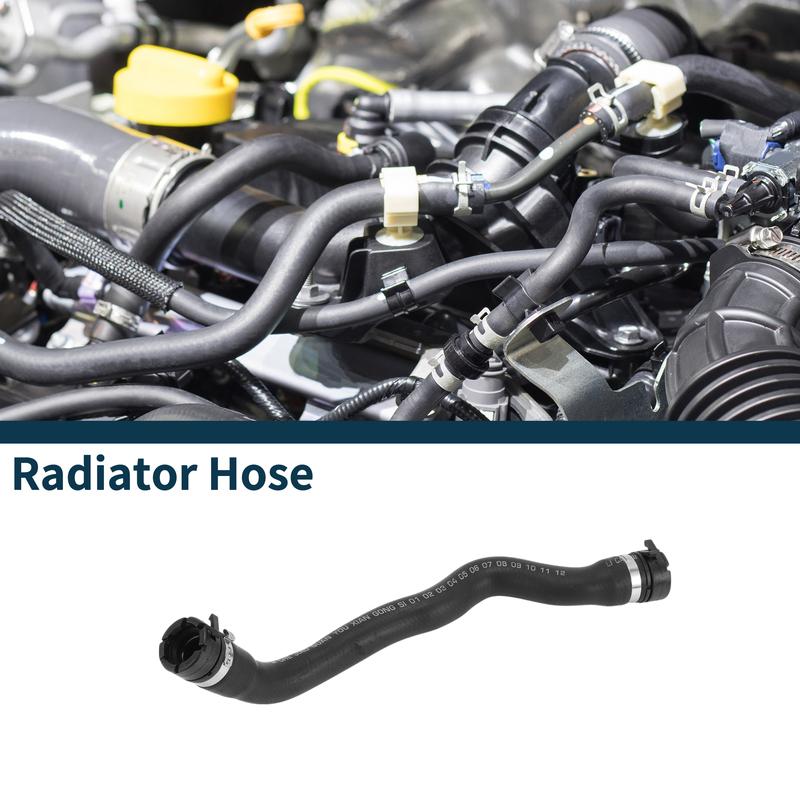 Motoforti Radiator Hose Heater Hose Radiator Outlet Hose Pipe for Peugeot 308 08 No.6466XV Rubber Heating Water Pipe Black 1 Pc