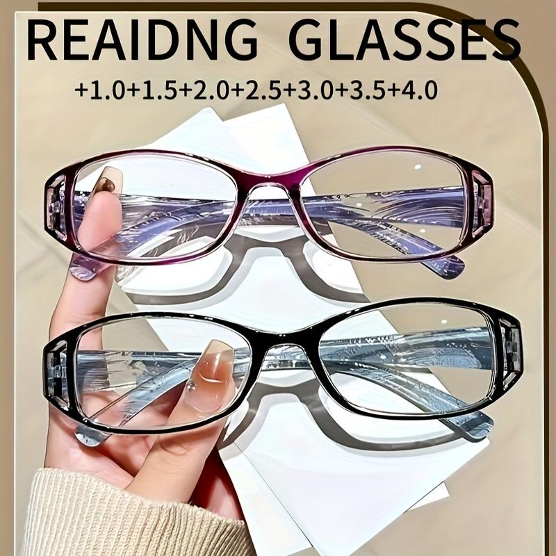 Modische und trendige kleine Box Damen Anti-Blaulicht Lese moderne praktische leichte hochwertige Brille