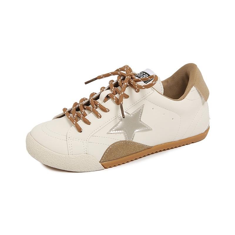 Small people increase the height of the stars and make old small dirty shoes for women 2025 autumn new thick-soled versatile casual board shoes f