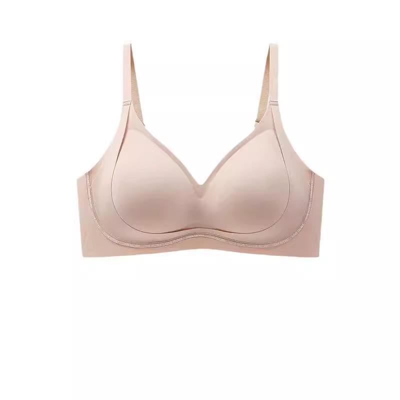 Women’s Seamless Push-Up Bra: Enhances Smaller Bust, Side Support, Anti-Sagging, Wirefree