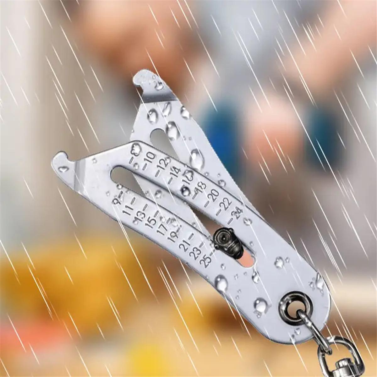 

2025+ Precise Thread Size Checker Keychain Portable Caliper Gauge Hexagonal Nut Screw Thread Size Manual Measure Tools China Mainland