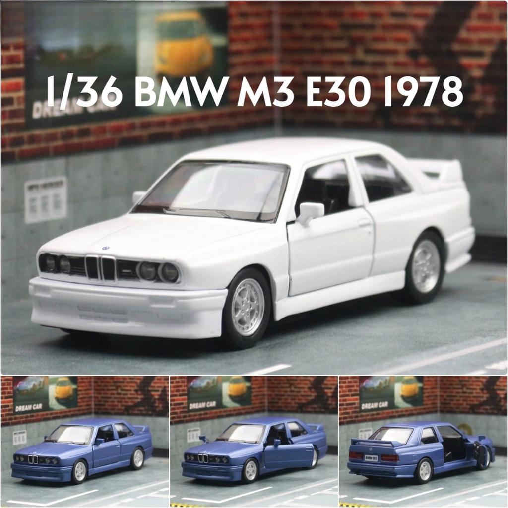 1/36 BMW M3 Toy Car Model RMZ CiTY Miniature Classical Free Wheels Pull Back Diecast Alloy Collection Gift for Children Boy Kid