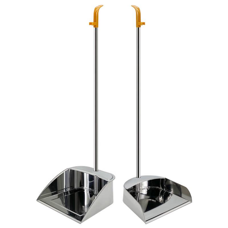 KAPULO Stainless Steel Long Handle Dustpan