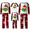Conjunto de camiseta y pantalones de manga larga a juego con estampados navideños para toda la familia Conjuntos a juego para toda la familia