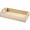 Plate - Creative - 575300 - Beige - Wood - Rectangular