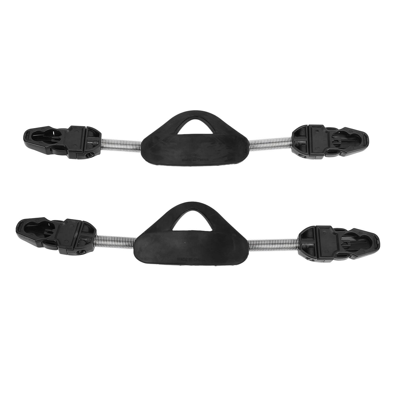 2PCS Diving Spring Fin Strap Stainless Steel Diving Fin Heel Strap with Quick Release Buckles for   Diving