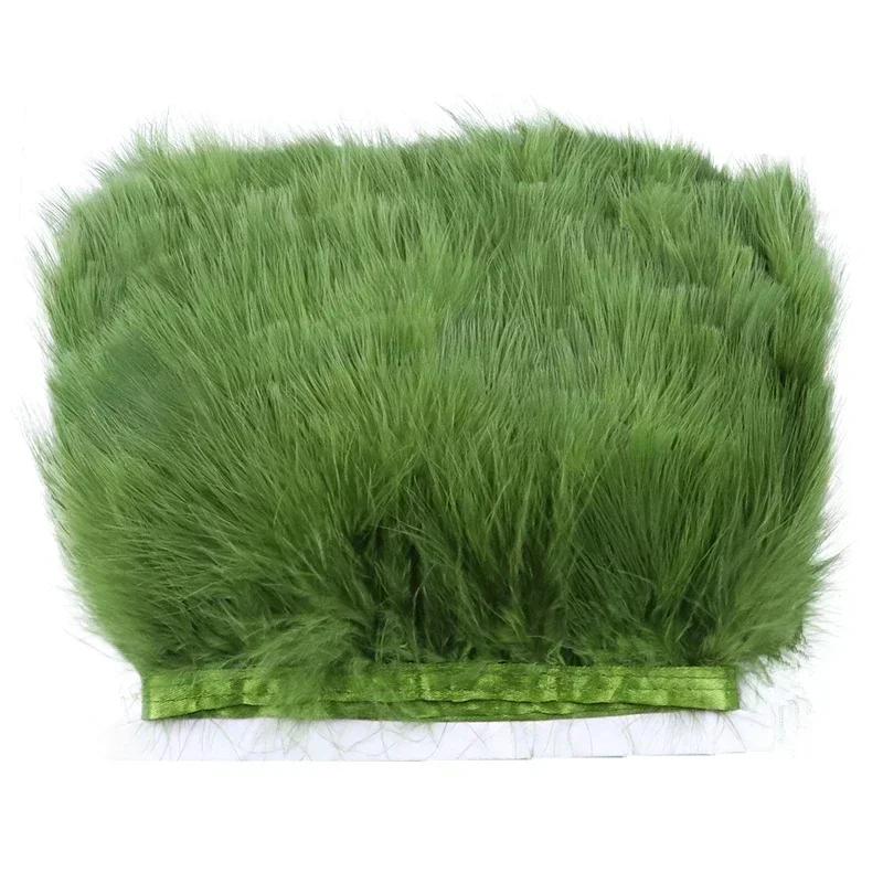1Meter Marabou Feathers Tassel Fringe Trim Turkey Feather Tape Ribbon Clothes Sewing DIY Clothing Accessories Wedding Decoration