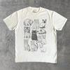 Cats 90s Vintage Printed High Quality  TShirt Unisex Cute Cat Shortsleeved Retro Street Y2K Casual Fashion Tops Clothing