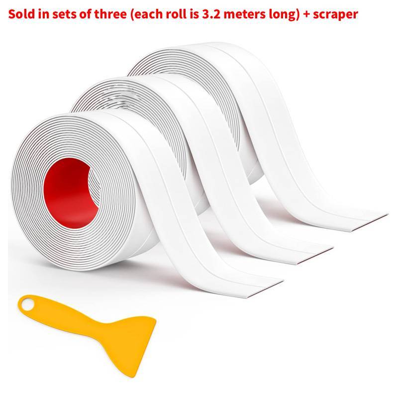 Pvc Waterproof Sealing Tape For Kitchen And Bathroom Edges With Self Adhesive Decoration