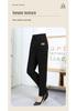 Corduroy Women's Plus Size Cotton Pants for Winter/Autumn, Thickened with Velvet, Ideal for Middle-Aged and Elderly.