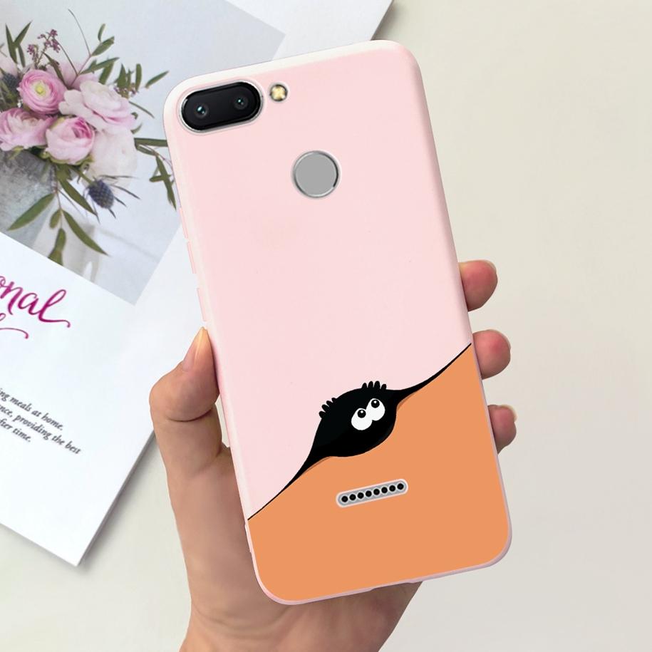 For Xiaomi Redmi 6 Case Redmi 6A Cover Cute Dinosaur Duck Cat Shockproof Bumper For Xiomi Redmi 6 6A Fundas Redmi6 Redmi6A Coque