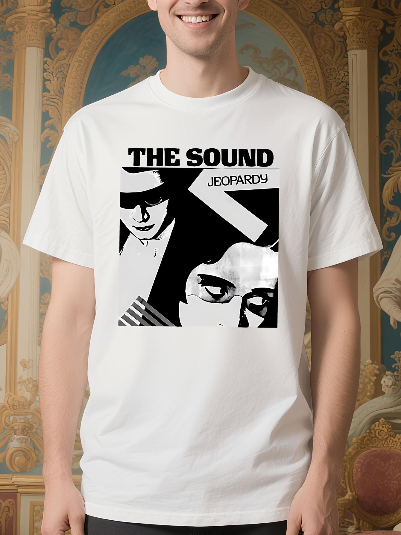 The Sound Jeopardy Graphic Tshirt - Bold Black and White ... XL