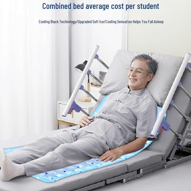 Mata chłodząca dla osób starszych leżących - Letnia ulga, Zapobieganie odleżynom, Wsparcie kości guzicznej