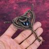 Pietersite Pendant Copper Wire Wrapped Gemstone Jewelry Handmade Designer Pendant