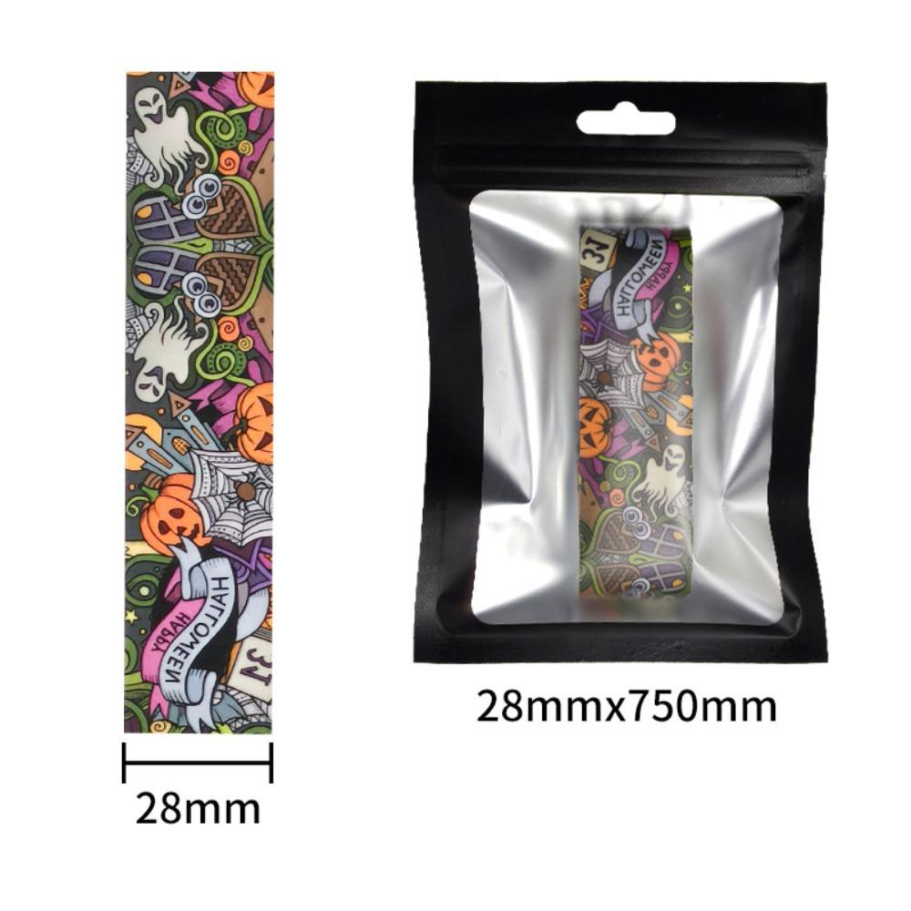 

16mm Pickleball Racket Frame Protective Tape Graffiti Style Paddle Head Edge Tape Training 4