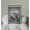 Vintage Diskokugel Poster Diskokugel auf Damenabsätzen Disco Martini Leinwandmalerei Drucke Wandkunst Bilder Zimmer Heimdeko