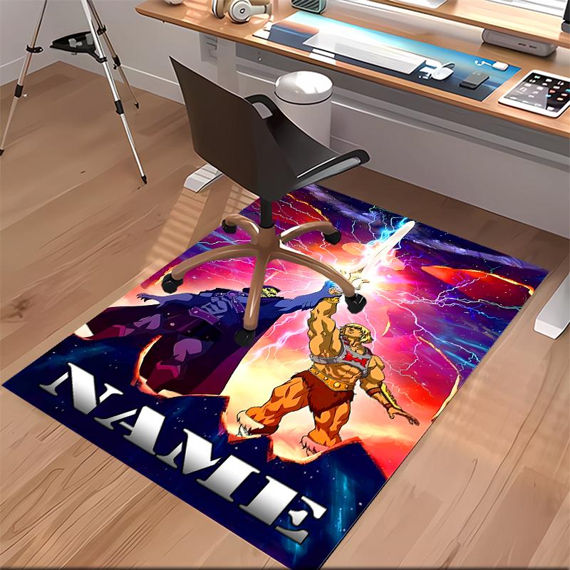 Custom Personalization He-Man and the Masters of the Universe Print Area Rug - Soft, Washable Non-Slip Indoor Mat,Living Room,Home&Office Decorative R