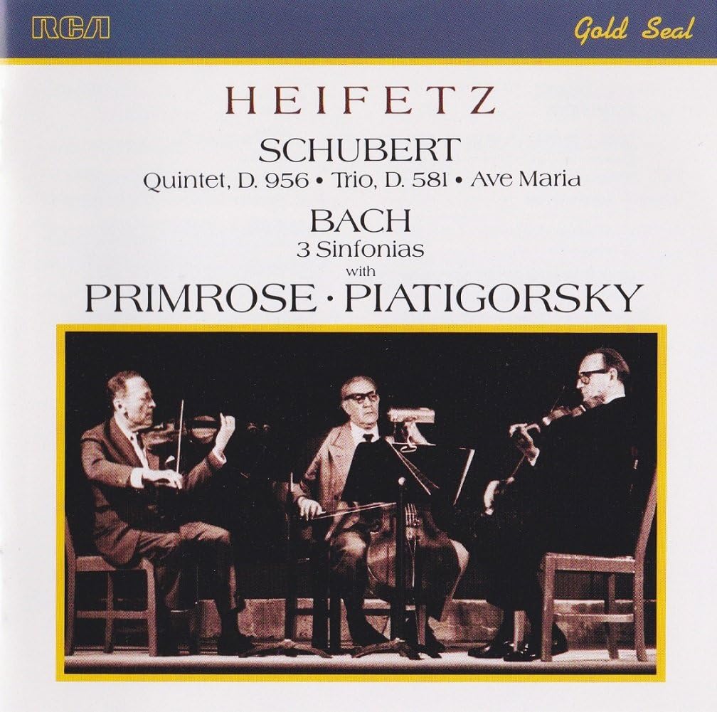 

CD HEIFETZ Schubert String Quintet String Tr R25C1066 Japan ObiClassical Used