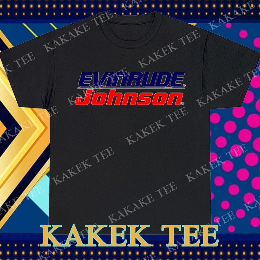 

Новая футболка с логотипом Evinrude Johnson, смешная, размеры от S до 5XL M