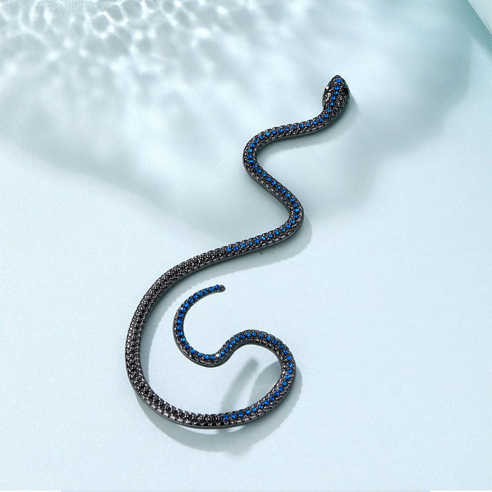 Snakeshaped Ear Unique Cuffs For Women Edgy Alloy Metal Earrings Long