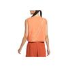 Nike Sportswear Club Fashionable Versatile Comfortable Sleeveless Round Neck Breathable T-Shirt Women Tops Soft-Orange HF9532-828