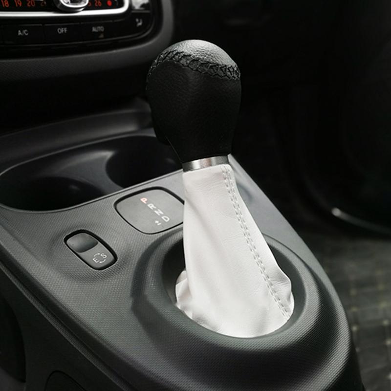 

Автомобильный ручной тормозной механизм пылезащитный чехол стояночный тормоз PU кожаный протектор внутренний декор для нового Smart 453 fortwo forfour