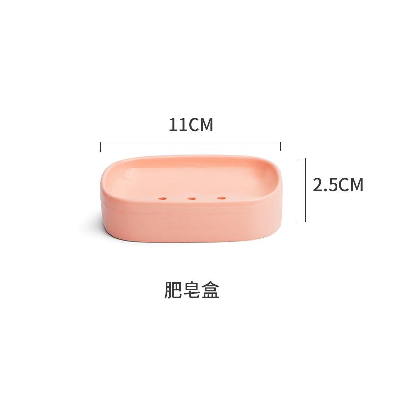 European Color Ceramic Bathroom Set Tooth Brushing Cup Lotion Bottle Soap Dish Bathroom Accessories Couple Mouthwash Cup Gifts