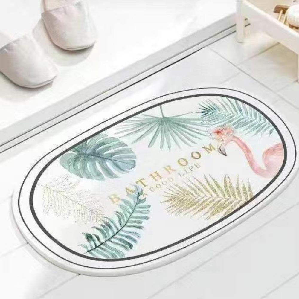Bathroom Slip-resistant Mat Floor Mat Entry Bathroom Door Moisture-wicking Mat Home Bedroom Carpet Bathroom Slip-resistant Mat