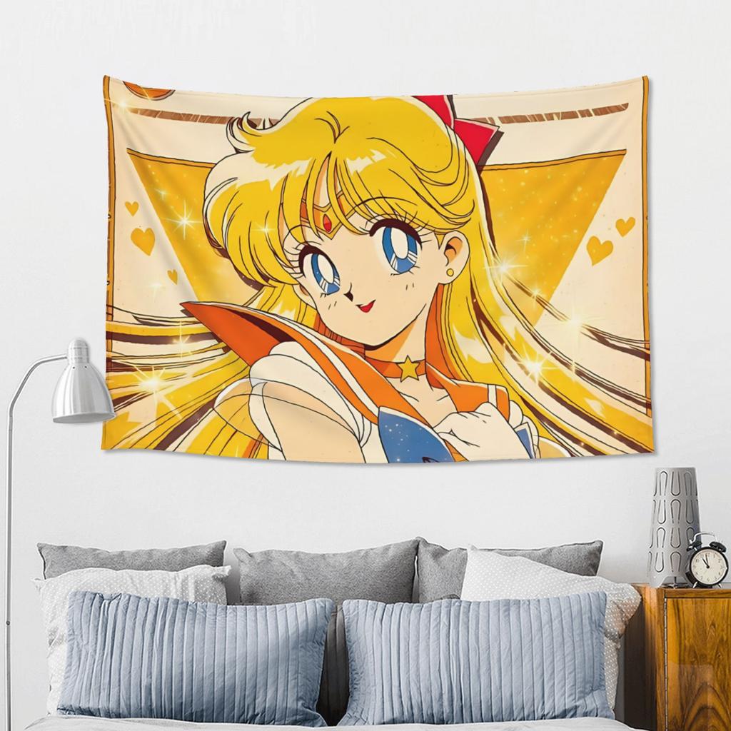 Sailor Moons Cutecore Tapestry Room decoration Home Decoration Tapestry Decor Accessories Cute Room Decor