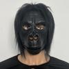 Maska šimpanza Cosplay Zviera Gorila Čierna Celotvárová Latexová Maska Orangutan Halloween Karnevalová Párty Kostým Rekvizity