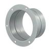 Metal Exhaust Duct Connector Flange 75-300mm Round Pipe Air Vent Connector High-temperature Resistant