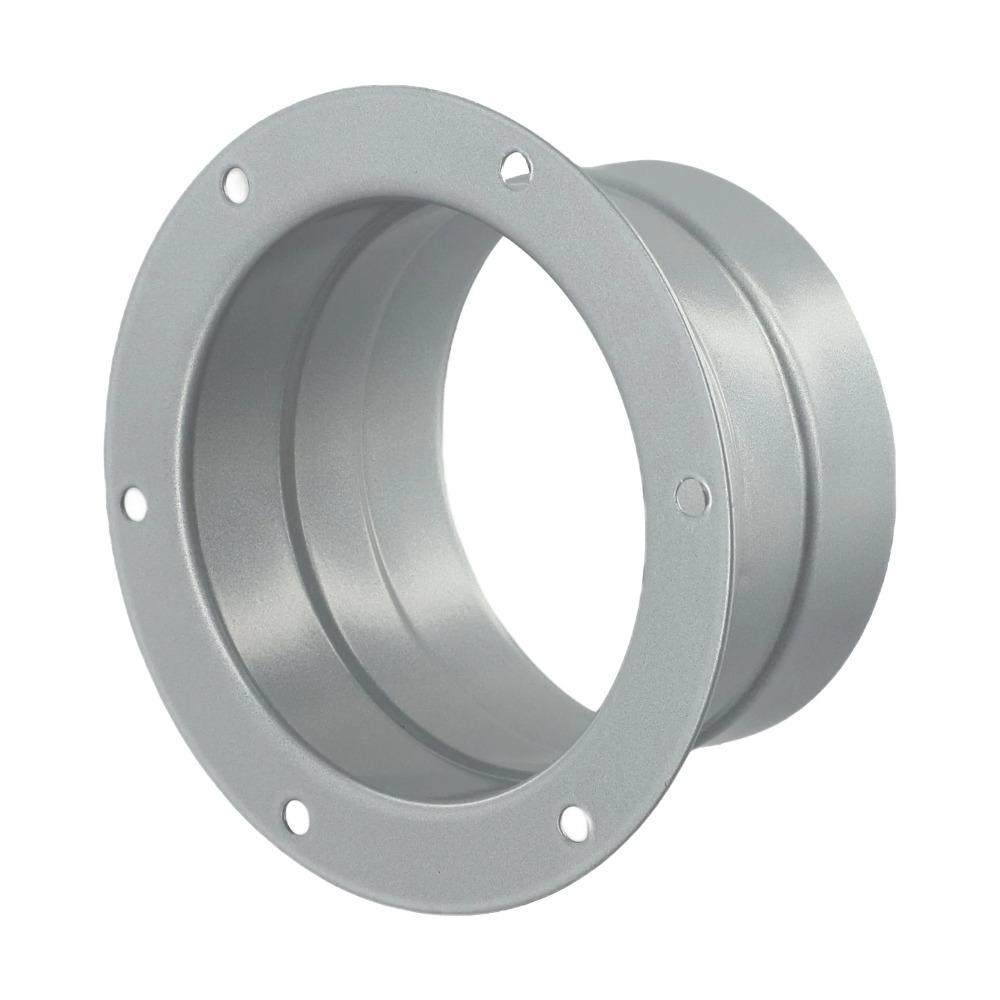 Metal Exhaust Duct Connector Flange 75-300mm Round Pipe Air Vent Connector High-temperature Resistant