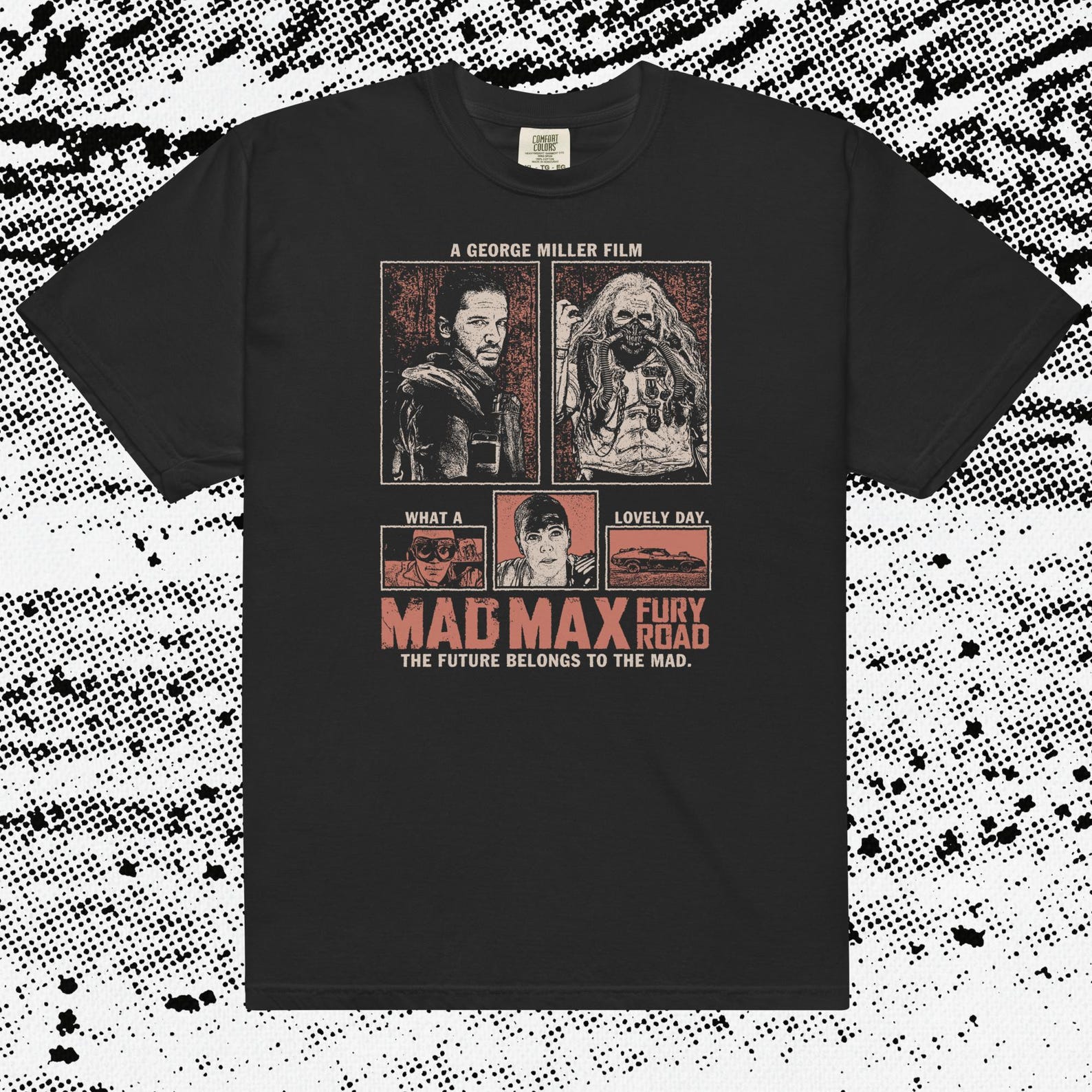 Fury Road: Action Film Comfort Colors T-Shirt L