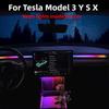 Динамическая подсветка салона с изменением цвета для Tesla Model 3/Y