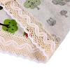 1PC Microwave Oven Machine Washable Cloth Cover Multi-purpose Cotton Linen 100*35cm Grease Proof Cover Kitchen Decor Dust Cover