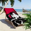 Girl Surrounded by Snakes Art Beach Towel Quick-drying for Travel Outdoor Sports Jogging Beach and Swimming