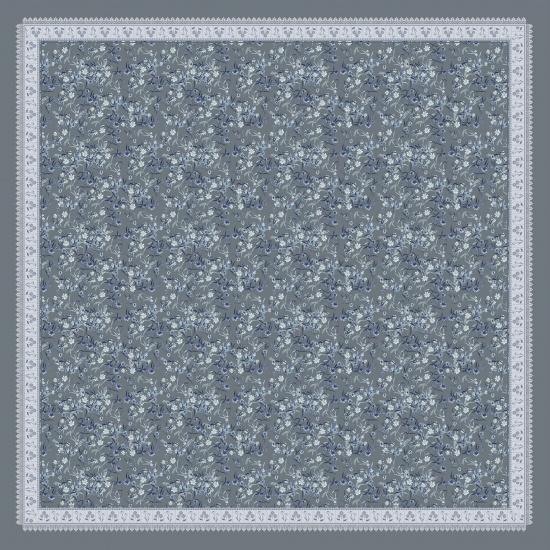 114*114cm Übergroß Bedruckter Blumenschal Kopftuch Kopftuch Haar Schlafbandanas Baumwollgefühl Quadratischer Schal