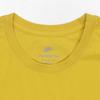 Nike Embroidered Logo Crew Neck T-Shirt Men Tops Yellow AR4999-709