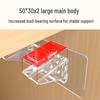 Punch-Free Bracket Support: Decorative Adhesive Hook for Cabinet and Wardrobe Partition