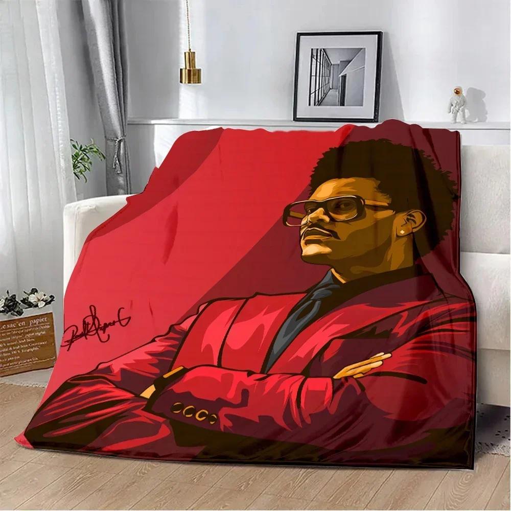 The Weeknd XO Minimalist Poster Printed Blanket Picnic Blankets Warm Blanket Soft and Comfortable Home Travel Birthday Gift