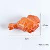 Simulated French Fries & Fried Chicken Keychain - Food Model Props and Toys