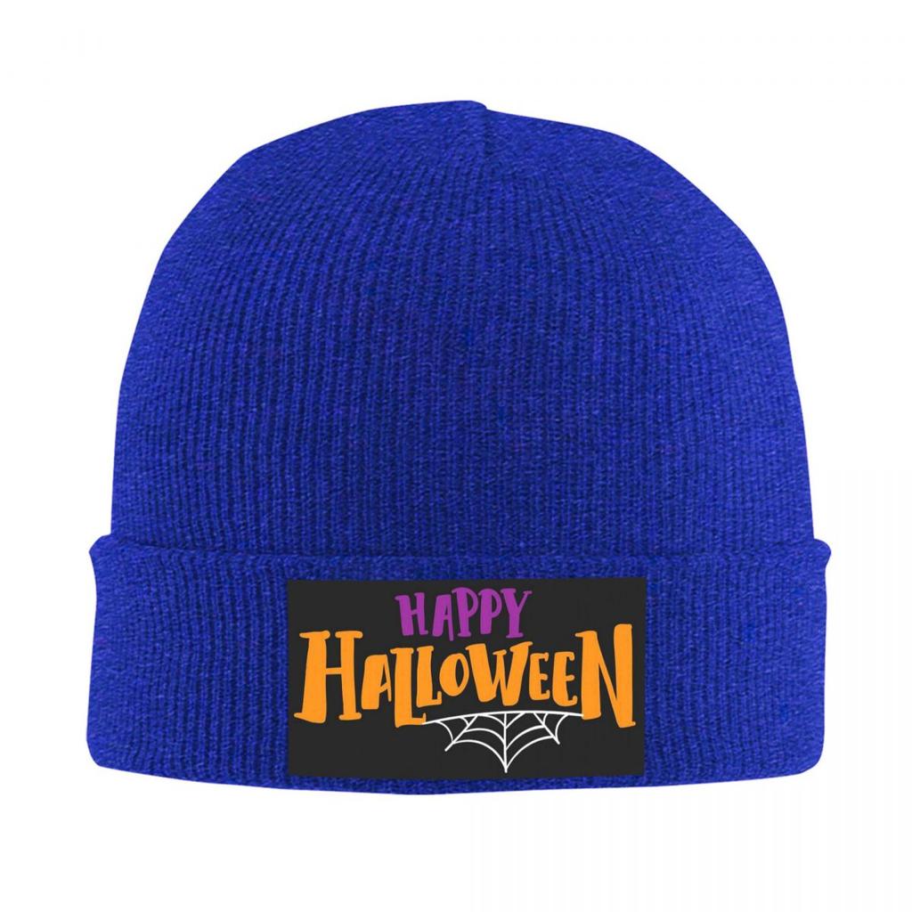 Bonne Fête d'Halloween Bonnet Tricoté Chaud Mode Bonnet Chapeau Automne Hiver Extérieur Bonnets Chapeaux pour Adulte Unisexe