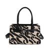 One shoulder crossbody portable small square bag contrasting colors, new beautiful printing largecapacity retro commuter bag