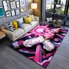 Pink Warrior with Energy Orb Suitable As a Non-slip Mat for the Living Room or Bedroom Sofa