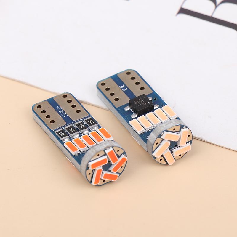 4Pcs T10 W5W Led 194 Canbus Bulb 4014/15Smd 12V Car Interior Reading Lamp Clearance Lights License Plate Bulbs Dome Signal