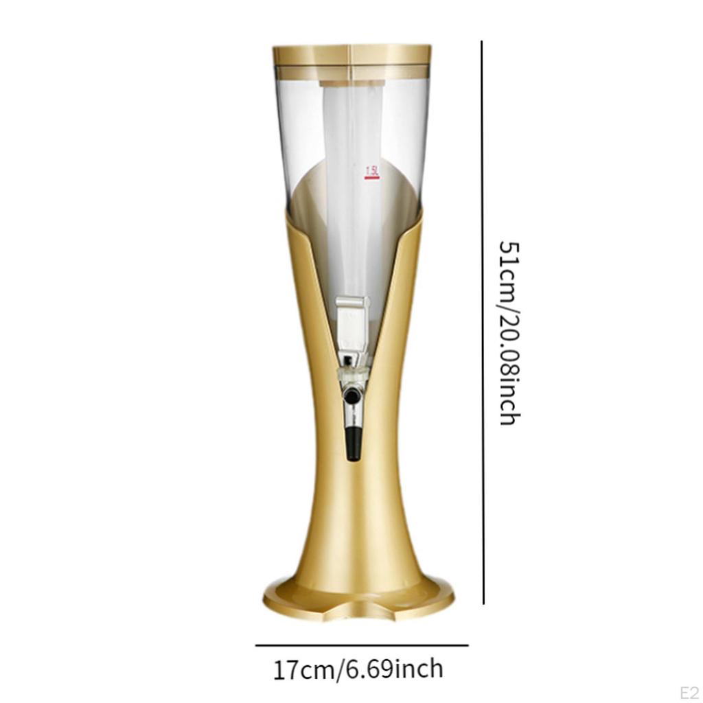 Beer Dispenser with Spigot Pourer Drink Beverage Juice for Outdoor