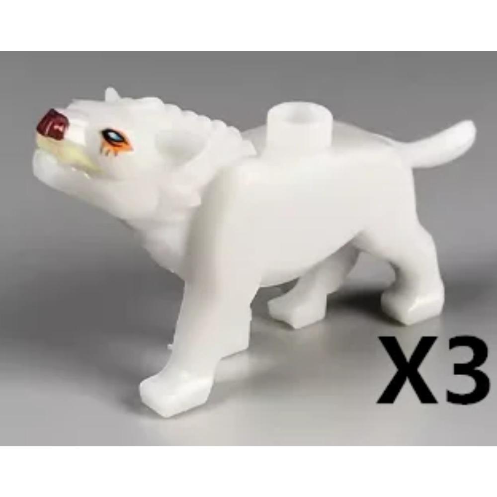 MOC ZOO Farma Zvířat Stavební Kostky Sova Ještěrka Chobotnice Veverka Prase Pes Kuře Kočka Holub Myš Vlk Králík Mini DIY Kostka K060