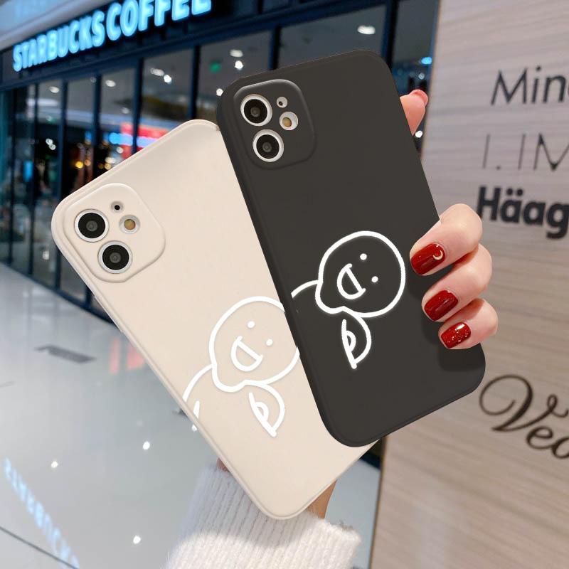 Fun and funny matchstick man phone case iPhone 16 15 14 13 12 11 Pro Max X XS XR 8 Plus silicone anti drop soft phone case